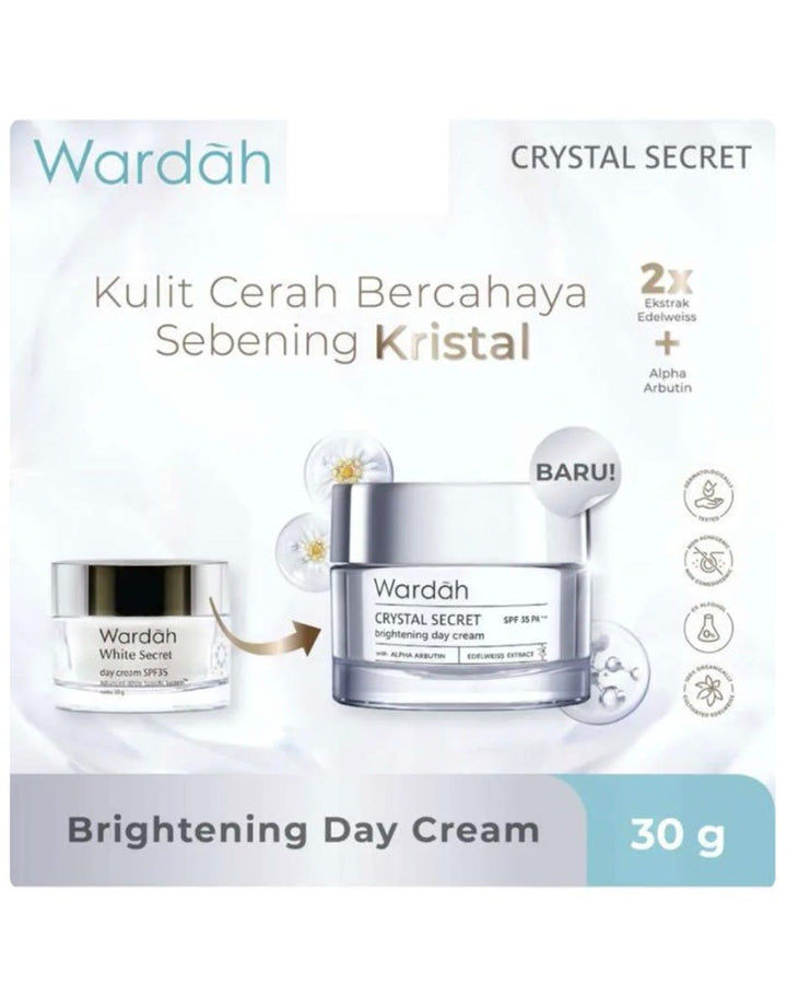 Wardah Crystal Secret Brightening Day Cream 30 g