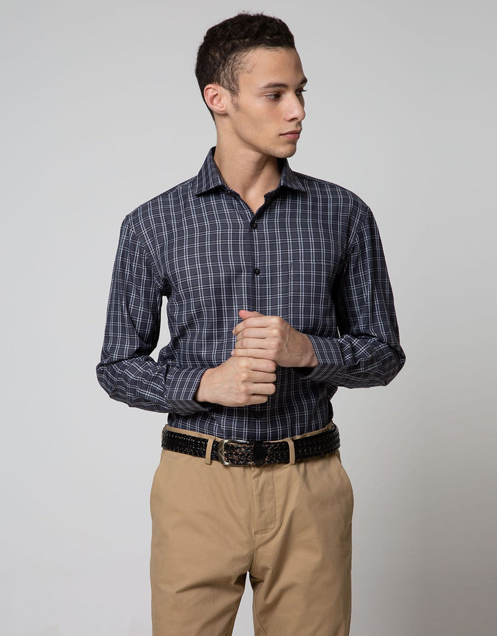 Stanley Adams Long Sleeve Shirt Check