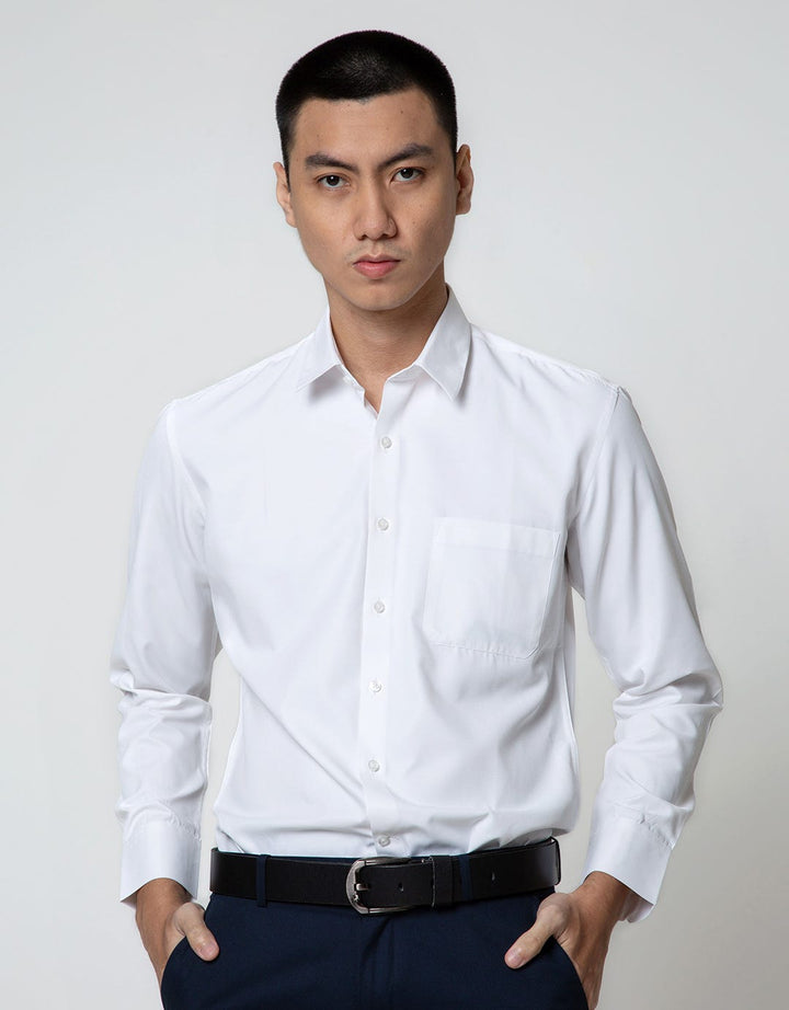 Stanley Adams Short Shirt Slim Point Collar Sapcher