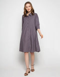 Puricia Dress Kemeja Lengan Panjang