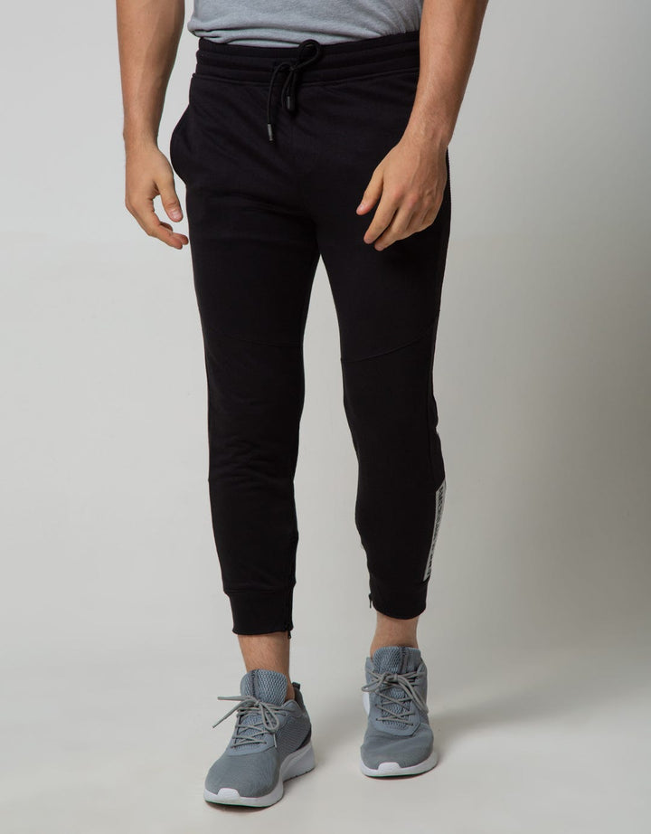 American Jeans Jogger Knit Terry Cut N Sewn Big Font