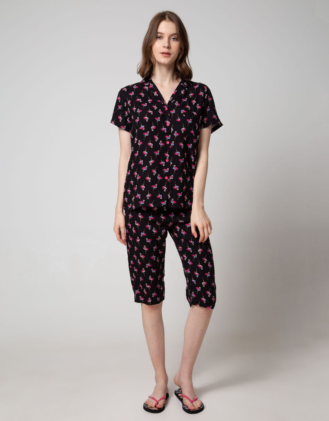 Nevada Ss Pajama Capri Pose Sunday