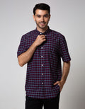 Cole Short Sleeve Shirt Twill Checks