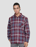 Anyday Medi Checks Kemeja Lengan Panjang Pria