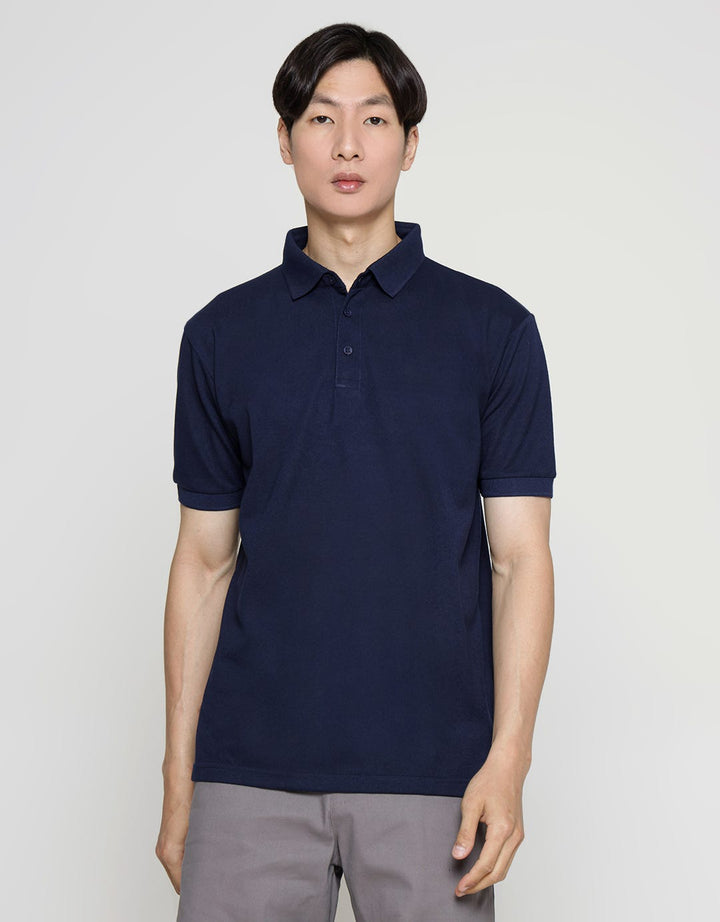 Anyday Plain Look Kaos Polo Solid Pria
