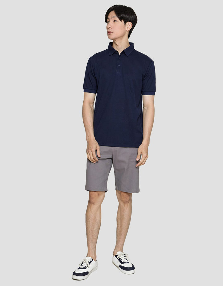 Anyday Plain Look Kaos Polo Solid Pria