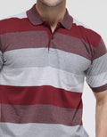 Anyday Short Sleeve Polo Shirt Stripe