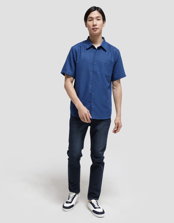 Anyday Short Sleeve Shirt Regular Solid