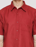 Anyday Regular Plain Solid Kemeja Pria