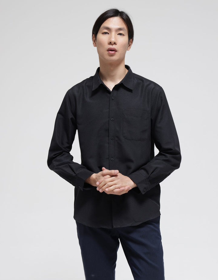 Anyday Long Sleeve Shirt Regular Solid
