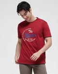 Anyday The Waves Graphic Print Kaos Pria