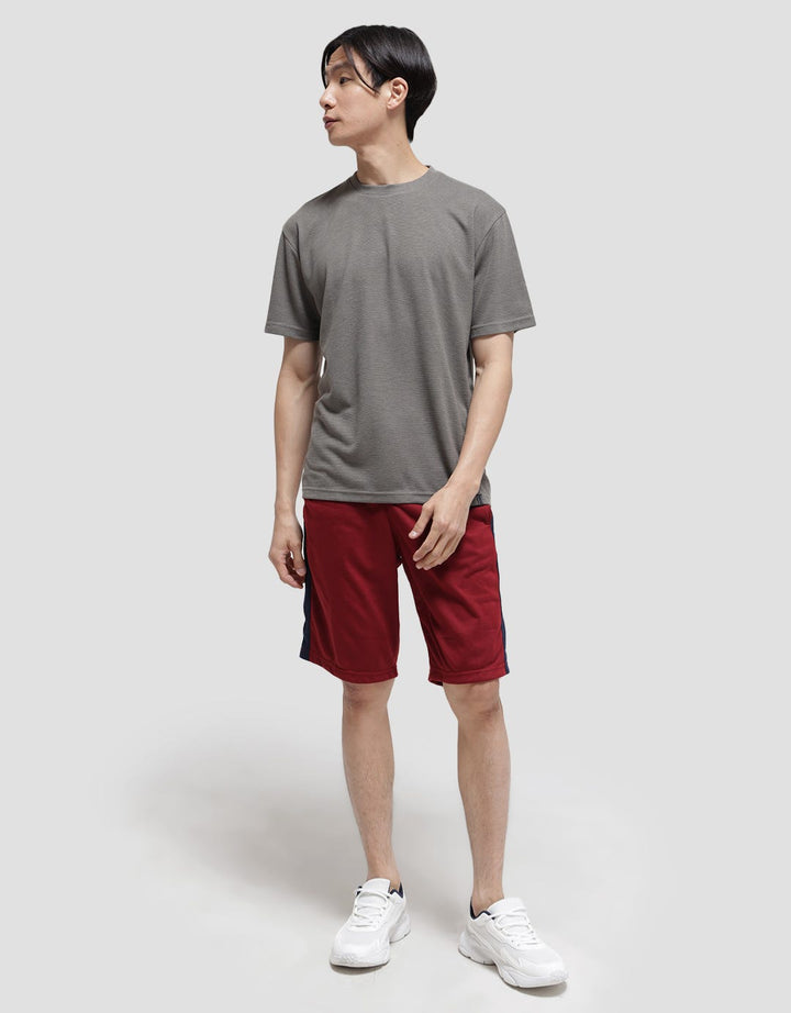 Anyday Short Pants Knit With Side Contrast