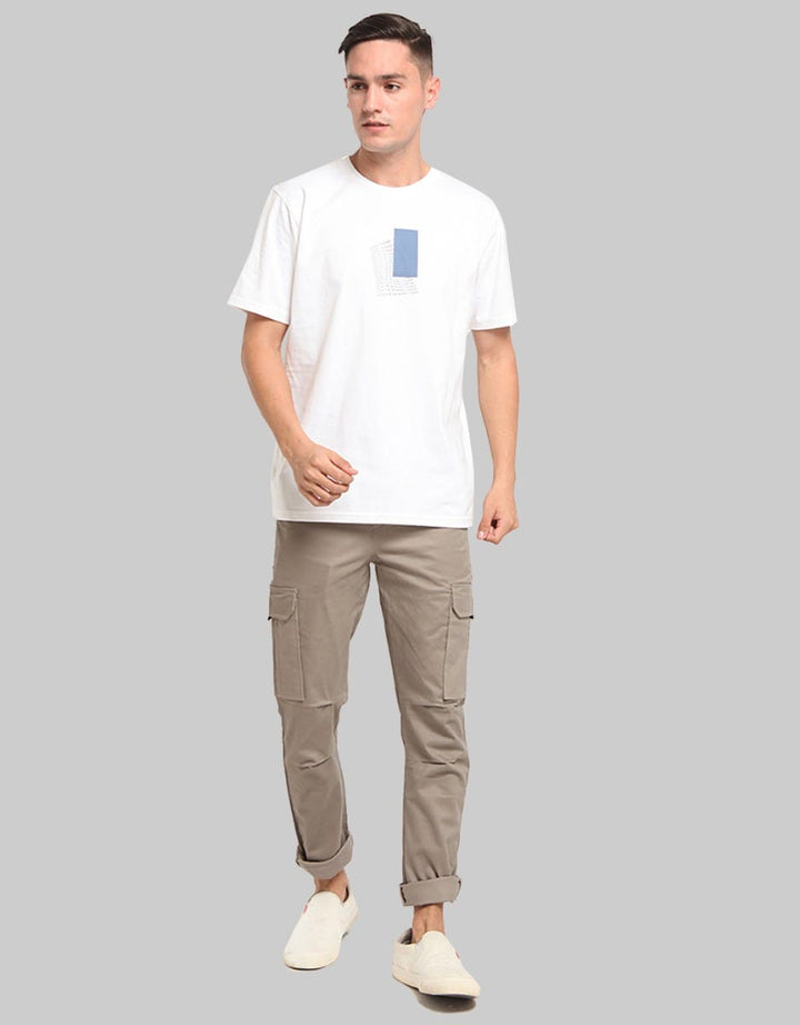 Larusso Kaos Oblong Detail Print