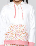 Little M Jacket Hoody Aplikasi With Pocket Print