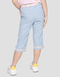 Little M Long Pants Chambray With Printed Belt