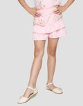 Little M Mini Skirt Skort Ruffle 2 Printed Ribbon