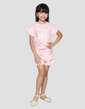 Little M Mini Skirt Skort Ruffle 2 Printed Ribbon
