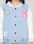 Little M Varsity Embro Jaket Anak Perempuan