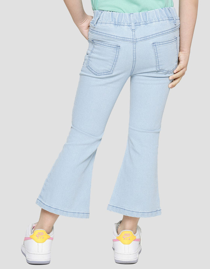 Little M Denim Long Pants Flare Cut