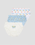 Kidz Too Space Adventure Boys' Underwear 3 Pcs Space Adventure