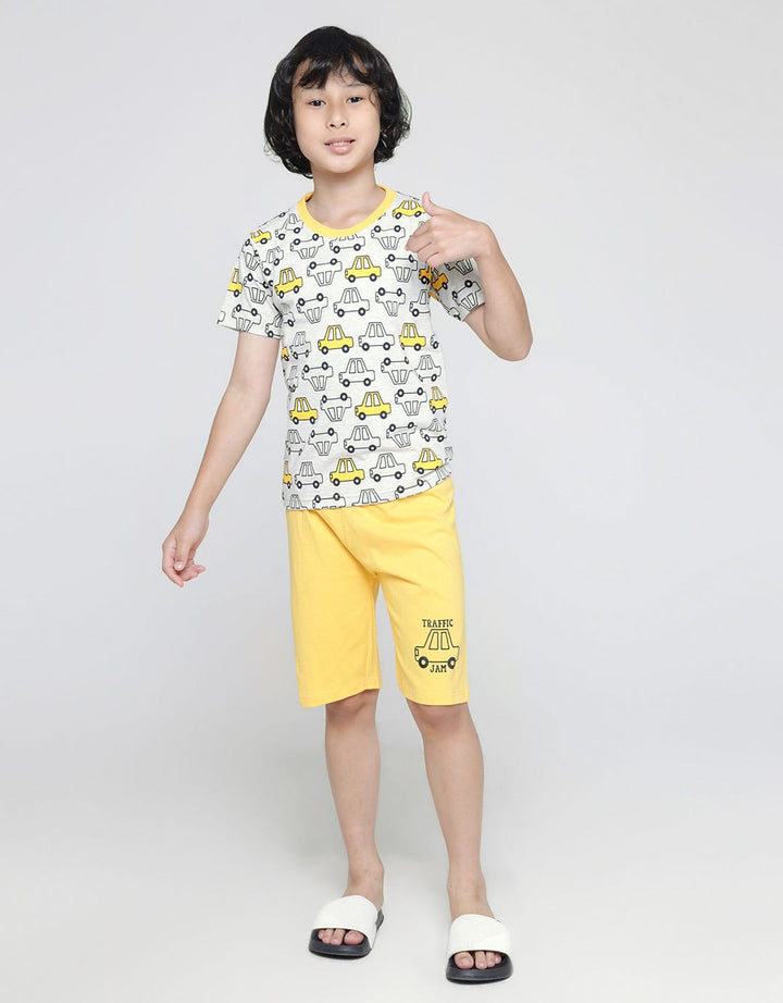 Little M Set T-Shirt Print Car