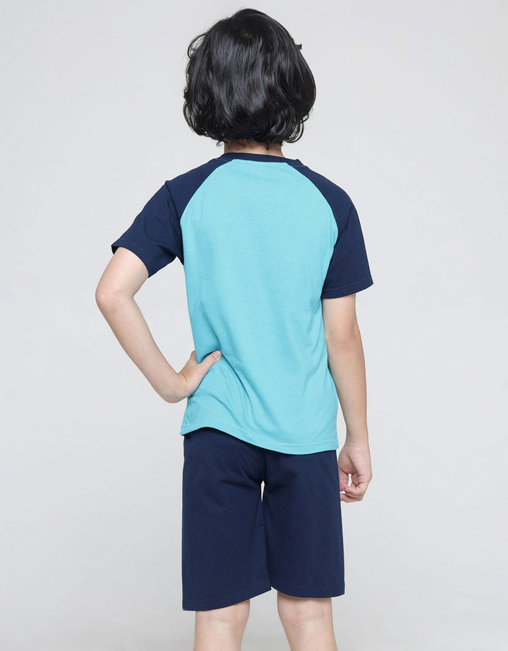 Little M Set Raglan Zebra