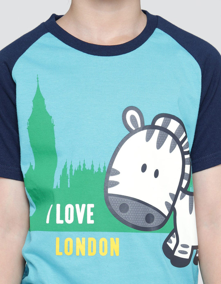Little M Set Raglan Zebra