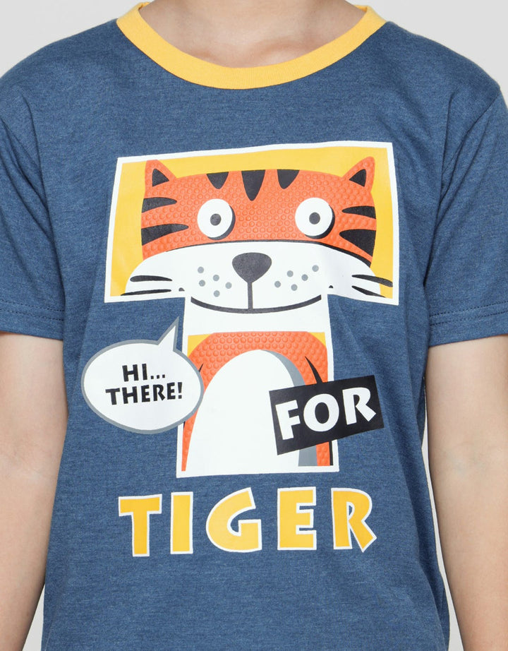 Little M Tiger Print Set Pakaian Anak Laki-laki