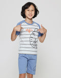Little M Elephant Raglan Set Pakaian Anak Laki-laki