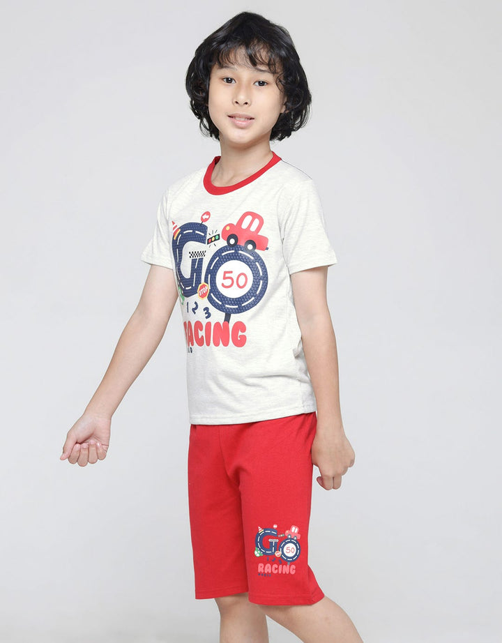 Little M Go Racing T-Shirt Set