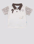 Pipiniko Short Sleeve T-Shirt Bear Collar Combination