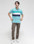 Walrus Stripes Series Polo Shirt Pria