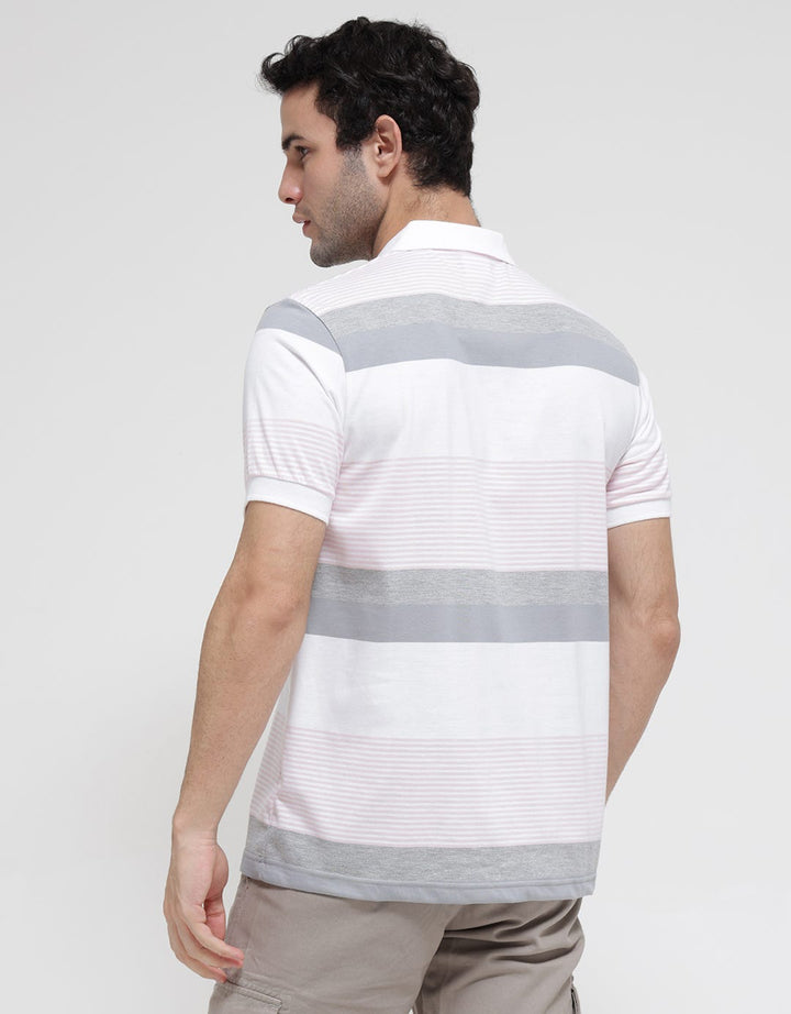 Walrus Color Block Kaos Polo Shirt Pria