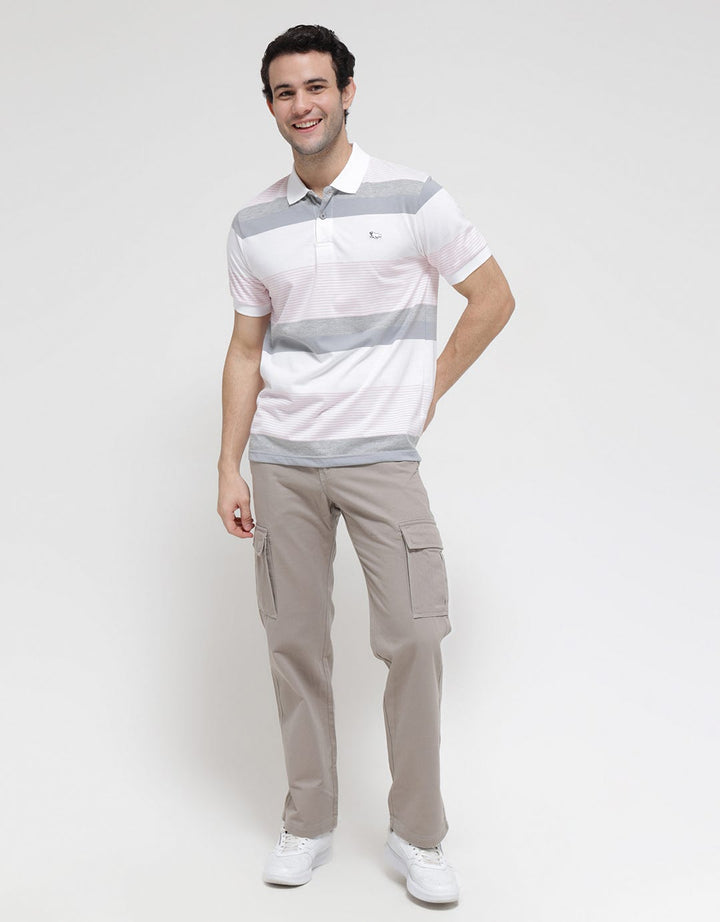 Walrus Color Block Kaos Polo Shirt Pria