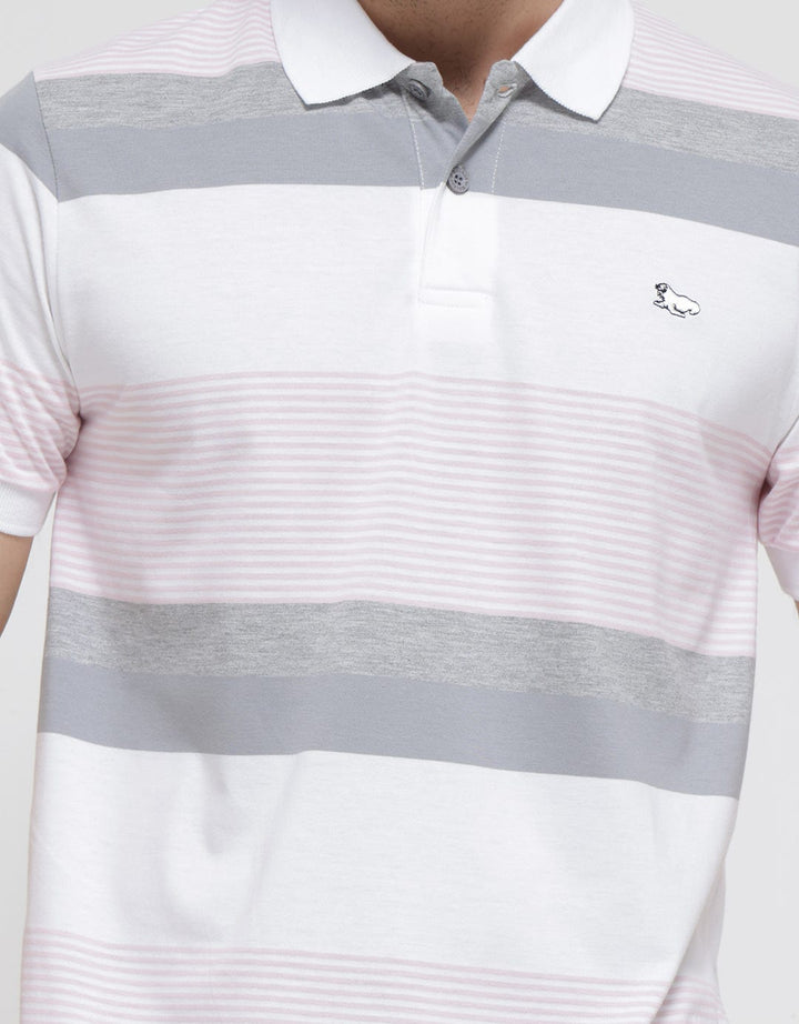 Walrus Color Block Kaos Polo Shirt Pria