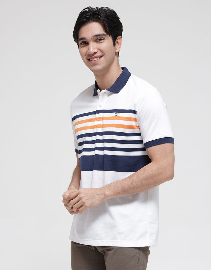 Walrus Stripes Style Polo Shirt Pria