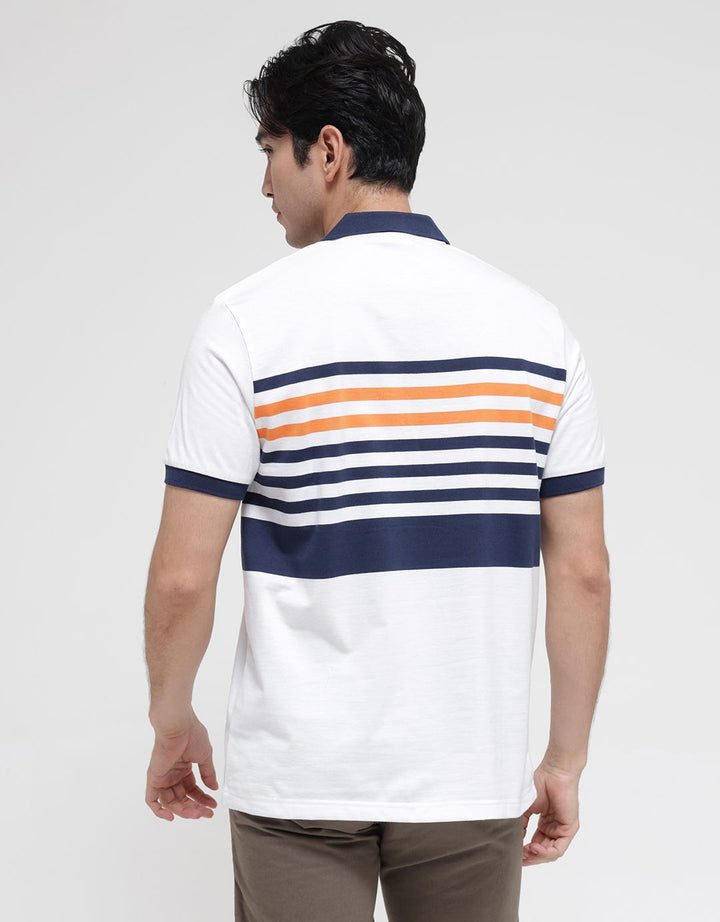 Walrus Stripes Style Polo Shirt Pria