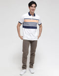 Walrus Stripes Style Polo Shirt Pria