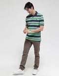 Walrus Color Block Polo Shirt Pria