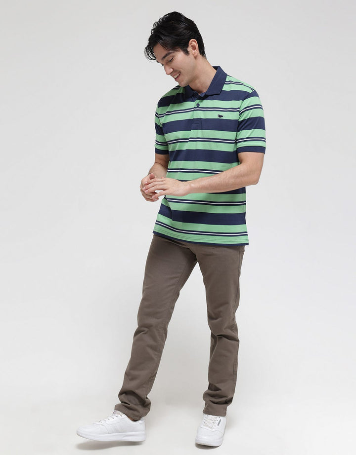 Walrus Color Block Polo Shirt Pria