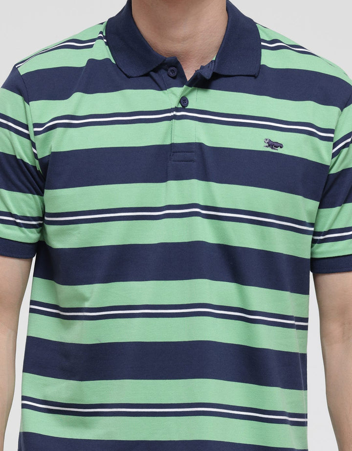Walrus Color Block Polo Shirt Pria