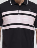 Walrus Stripe Accent Kaos Polo Shirt Pria