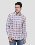 Cardinal Casual Check Style Men's Long Shirt