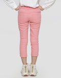 Little M Long Pants Jegging Stretch Woven Bordir Lutut Kelinci