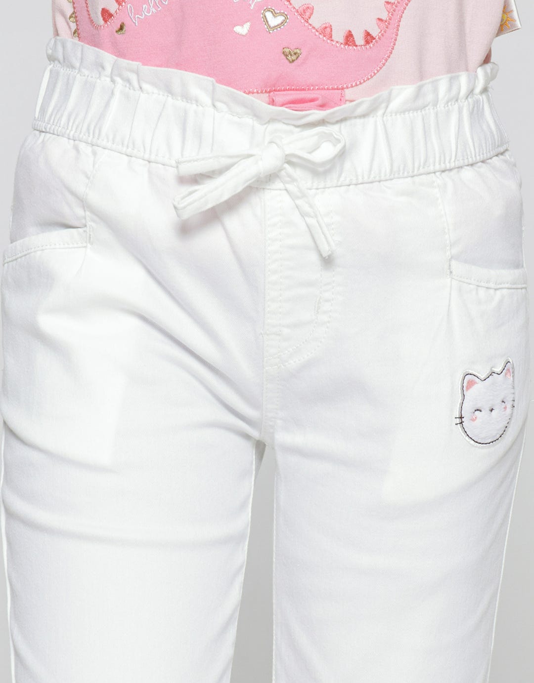 Little M Long Pants Paperbag Fold Down