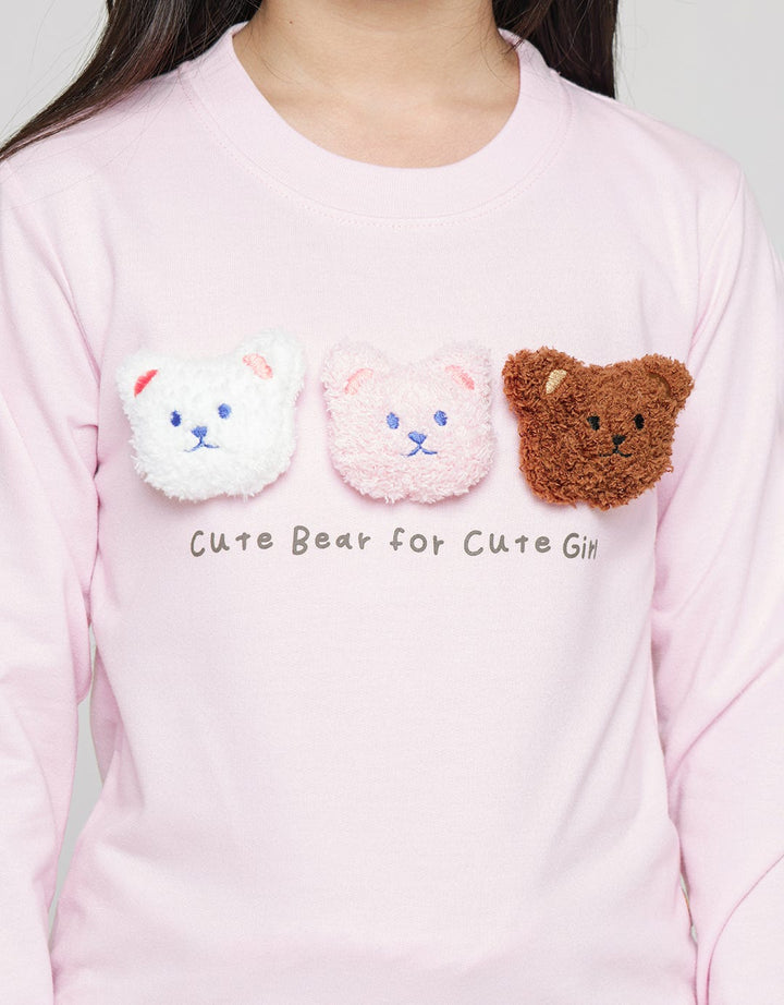 Little M 3 Bear Doll Sweater Anak Perempuan