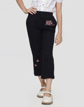 Little M Long Pants Rib Aplikasi Bordir