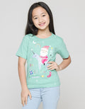 Little M Xmas Santa Unicorn Kaos Anak Perempuan