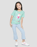 Little M Xmas Santa Unicorn Kaos Anak Perempuan