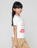 Little M Xmas Snowman Kaos Anak Perempuan